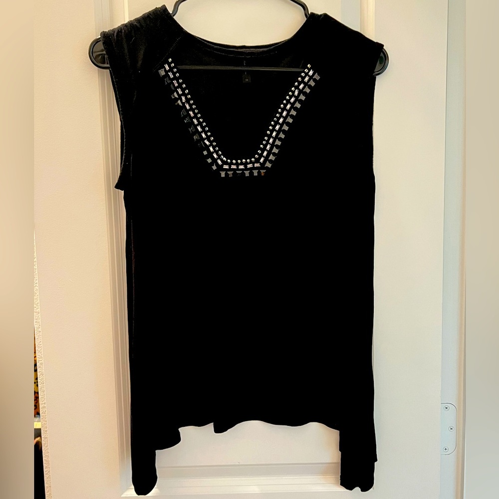 Jeweled shirt, BCBG Maxzaria, size XS